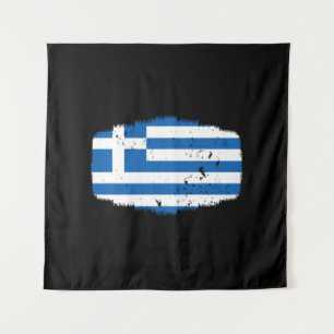 Greece Flag Tapestry