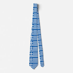 Greece Flag Tie