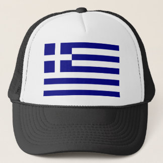 Greece-Flag Trucker Hat