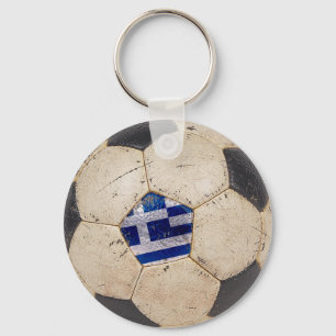 Greece Football Keychain