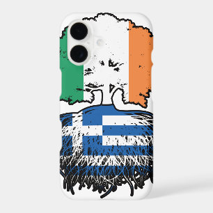 Greece Greek Irish Ireland Tree Roots Flag