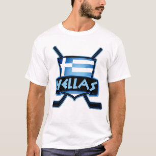 Greece Ice Hockey T-Shirt + Name & Number Print