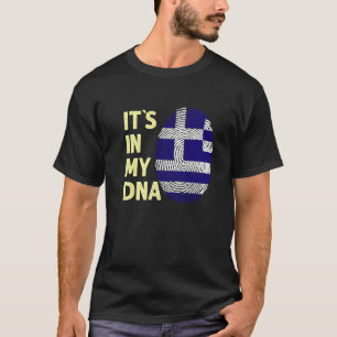 Greece In My Dna Greek Flag Team Greece T-Shirt