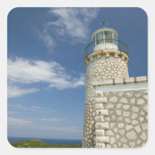 GREECE, Ionian Islands, ZAKYNTHOS, CAPE SKINARI: Square Sticker