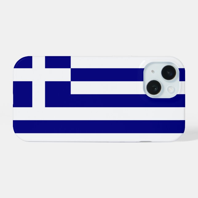 Greece iPhone 15 Case (Back Horizontal)