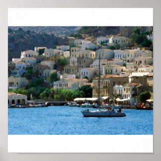 greece island poster