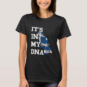 Greece It's In My DNA Hellenic Greek Flag Greek Ro T-Shirt