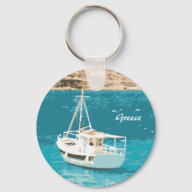 Greece Keychain (Front)