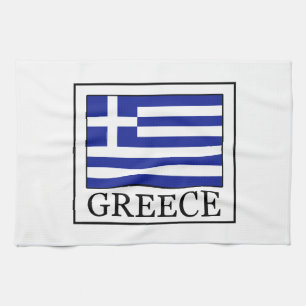 Greece Kitchen Towel