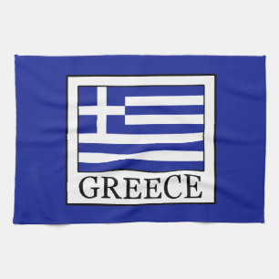 Greece Kitchen Towel