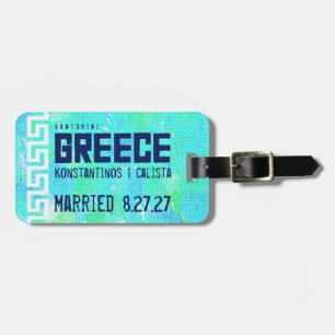 GREECE Luggage Tag
