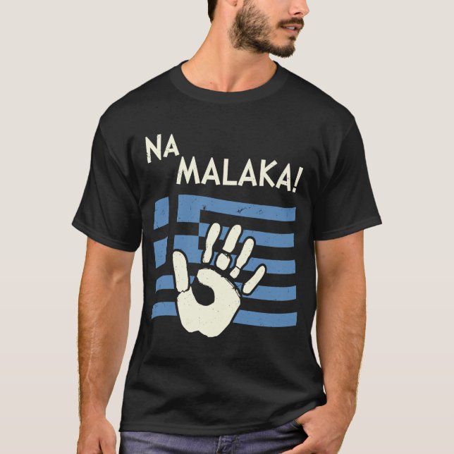 Greece Malaka Greek Gyros Corfu T-Shirt (Front)