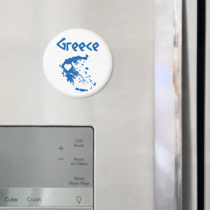 Greece Map Magnet