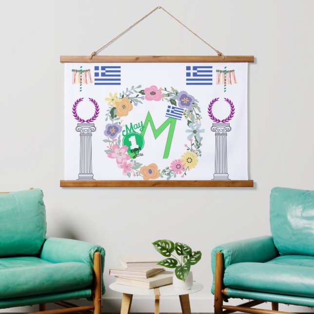 GREECE - MAY DAY - TAPESTRY  (Living Room)