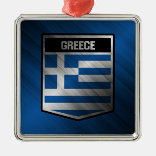 Greece Metal Ornament