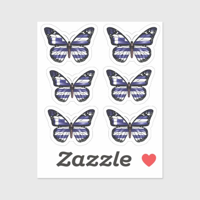 Greece Monarch Butterfly Flag (Sheet)