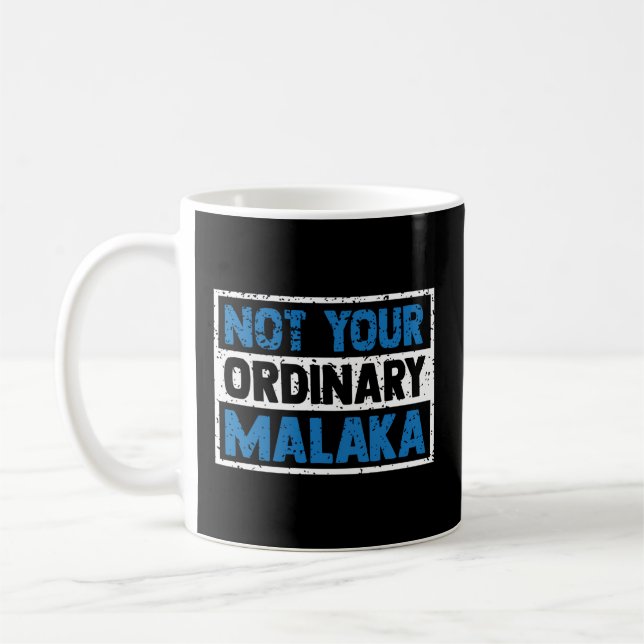 Greece Not Your Ordinary Malaka Greek Coffee Mug (Left)