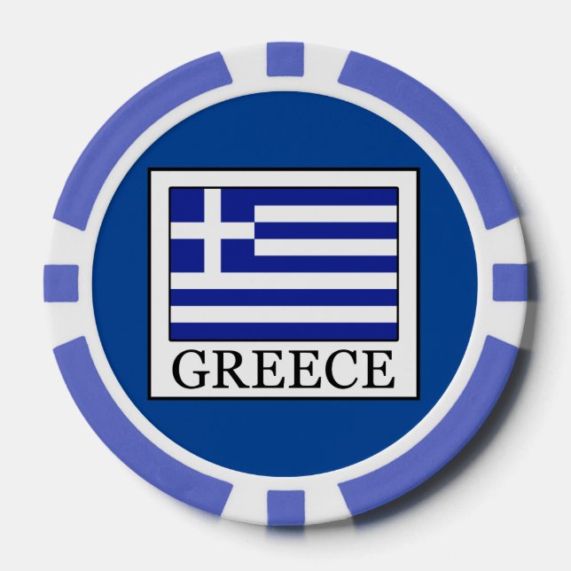Greece Poker Chips (Front)