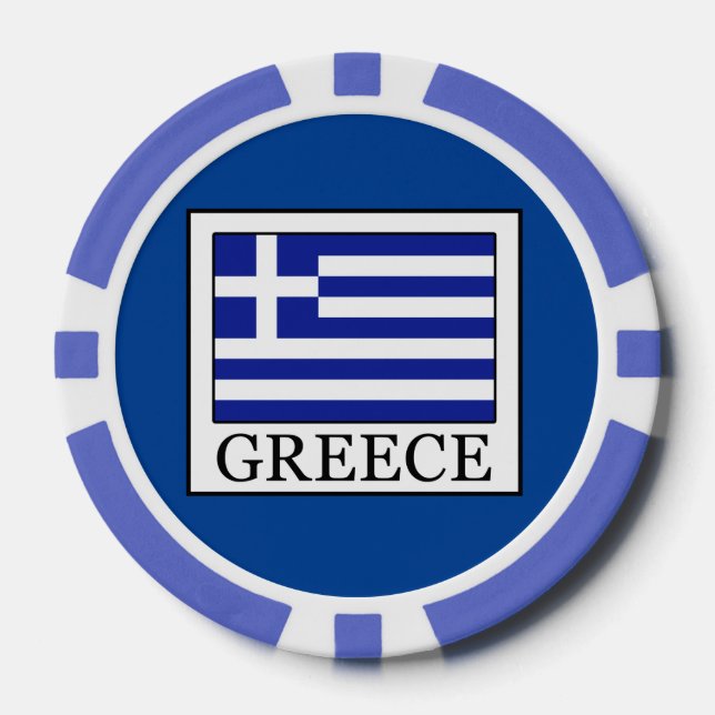 Greece Poker Chips (Front)