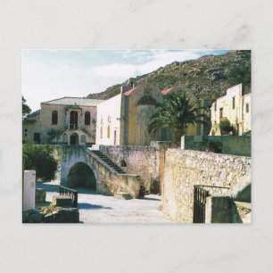 Greece, Preveli Greek Orthodox Monastery Postcard