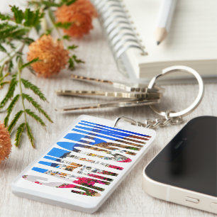 greece santorini oia keychain