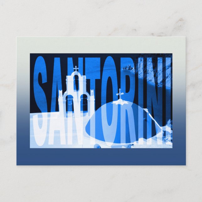 Greece santorini  postcard (Front)