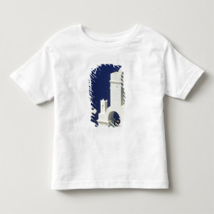 Greece, Santorini. View of a Greek church and Toddler T-shirt