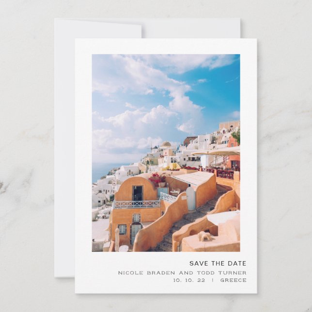 Greece Save the Date (Front)