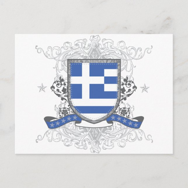 Greece Shield Postcard (Front)