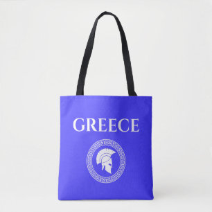 Greece Spartan Tote Bag