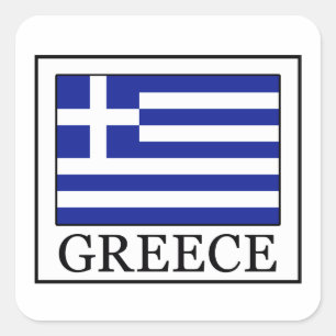 Greece Square Sticker