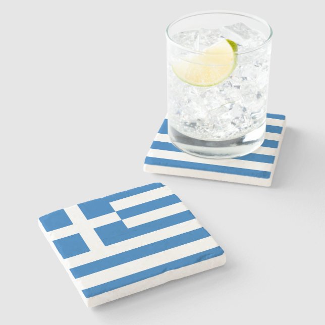 Greece Stone Coaster (Side)