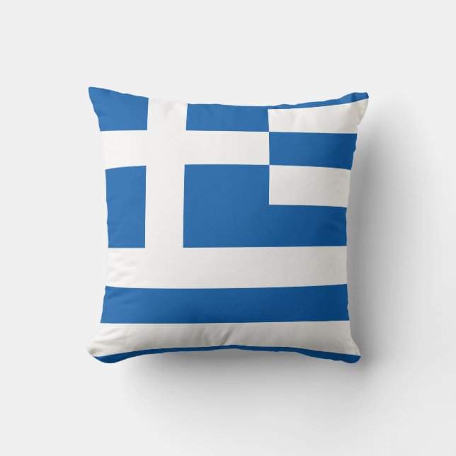 Greece Throw Pillow (Front)