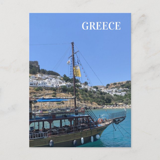 Greece Travel Postcard (Front)