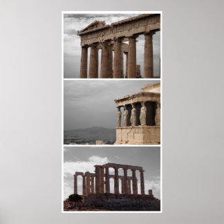Greece Triple Poster