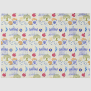  Greece Vacation Minimalism Tissue Paper
