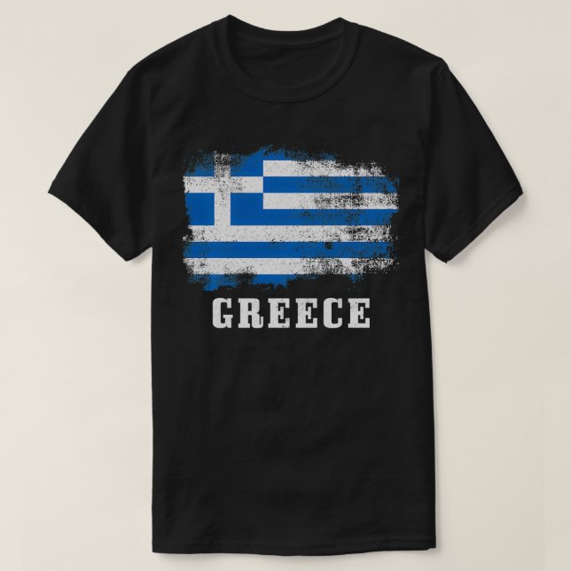 Greece Vintage Flag Greek Pride Pullover  (Design Front)