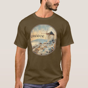Greece Windmills of Mykonos T-Shirt