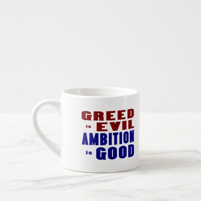 Greed and Ambition Espresso Cup (Left)