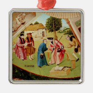 Greed Metal Ornament