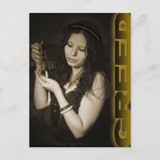 Greed Postcard