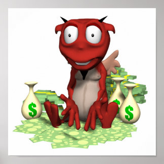 greedy devil poster
