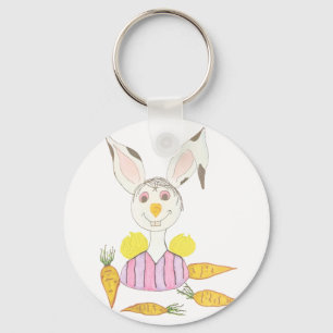 Greedy for Carrots Keychain