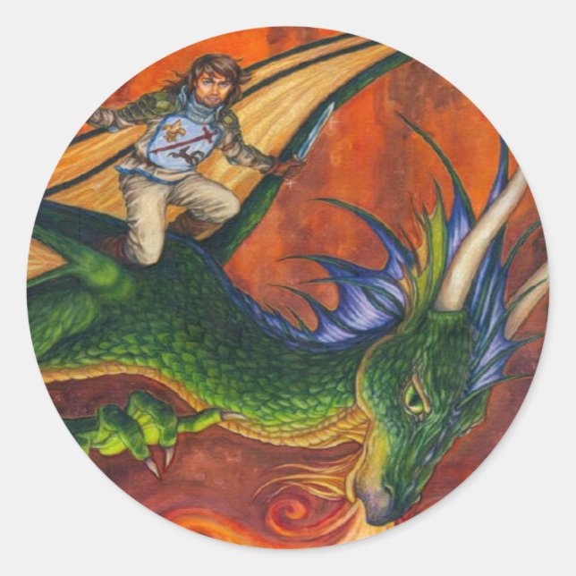 GreeHee Search For The Manuscript Classic Round Sticker (Front)