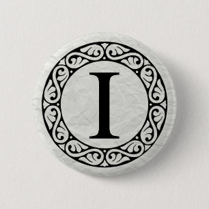 Greek Alphabet Letter Iota 2 Inch Round Button