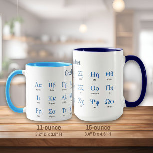 Greek Alphabet Mug