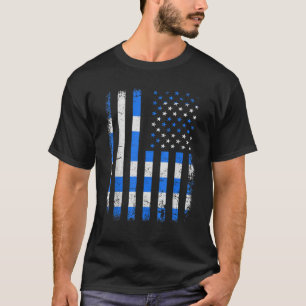 Greek American Flag Greece America Pride Heritage T-Shirt