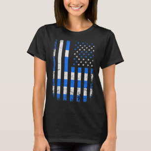 Greek American Flag Greece America Pride Heritage T-Shirt