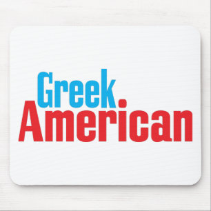 Greek American Mouse Pad