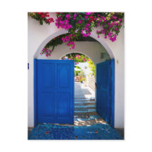 Greek and Turkish Style Blue Door